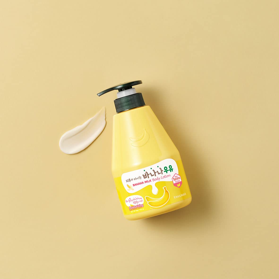 Kwailnara Banana Milk Body Wash soft skin result — lasting hydration after shower