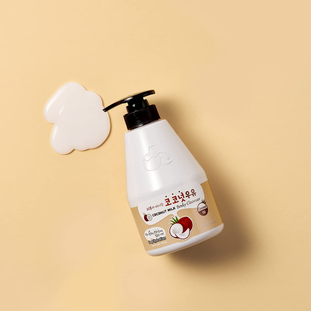 Kwailnara Coconut Milk Body Wash packaging — stylish tub packaging with generous 560 g size.