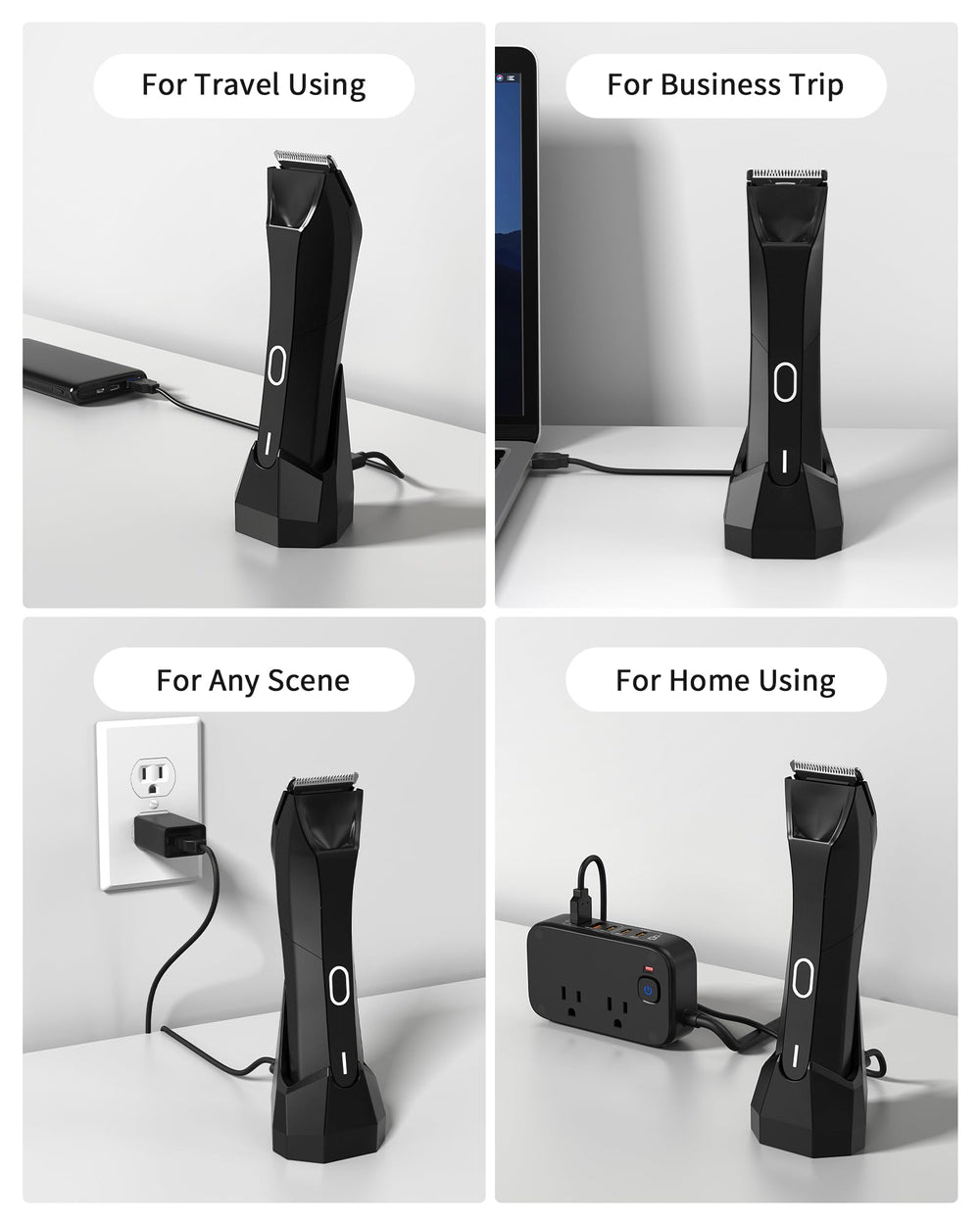 KWRNVO Manscaped 4.0 charger dock compact size ideal for travel.