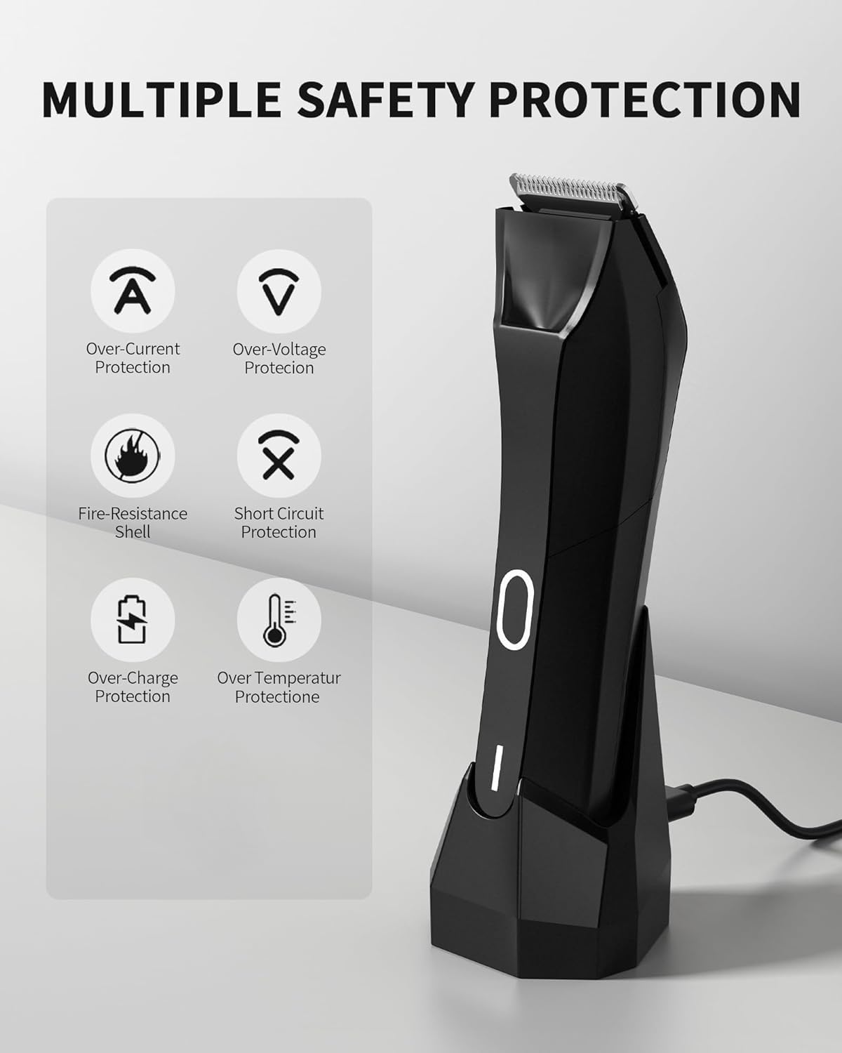 KWRNVO Manscaped 4.0 charger dock hygiene brush included.