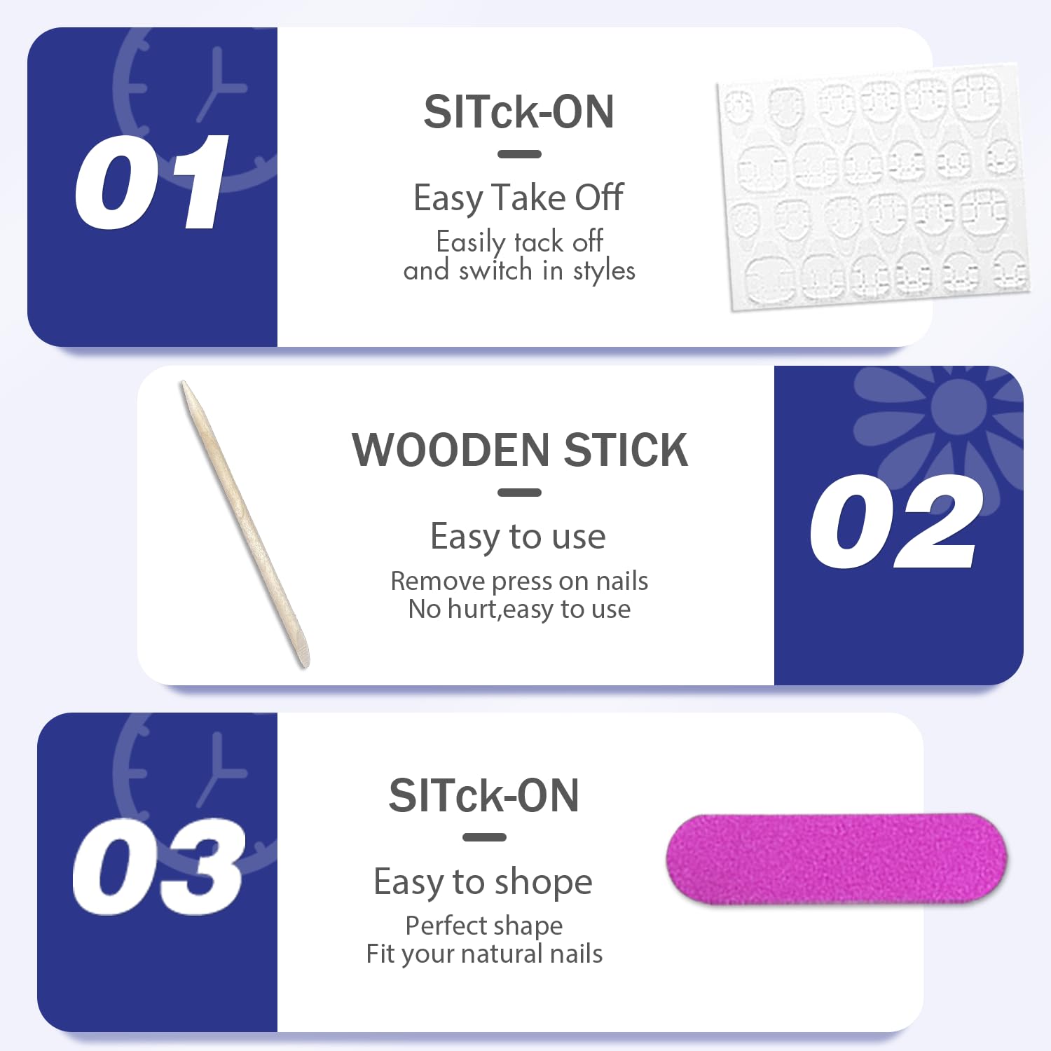 KXAMELIE nails easy removal for quick changes