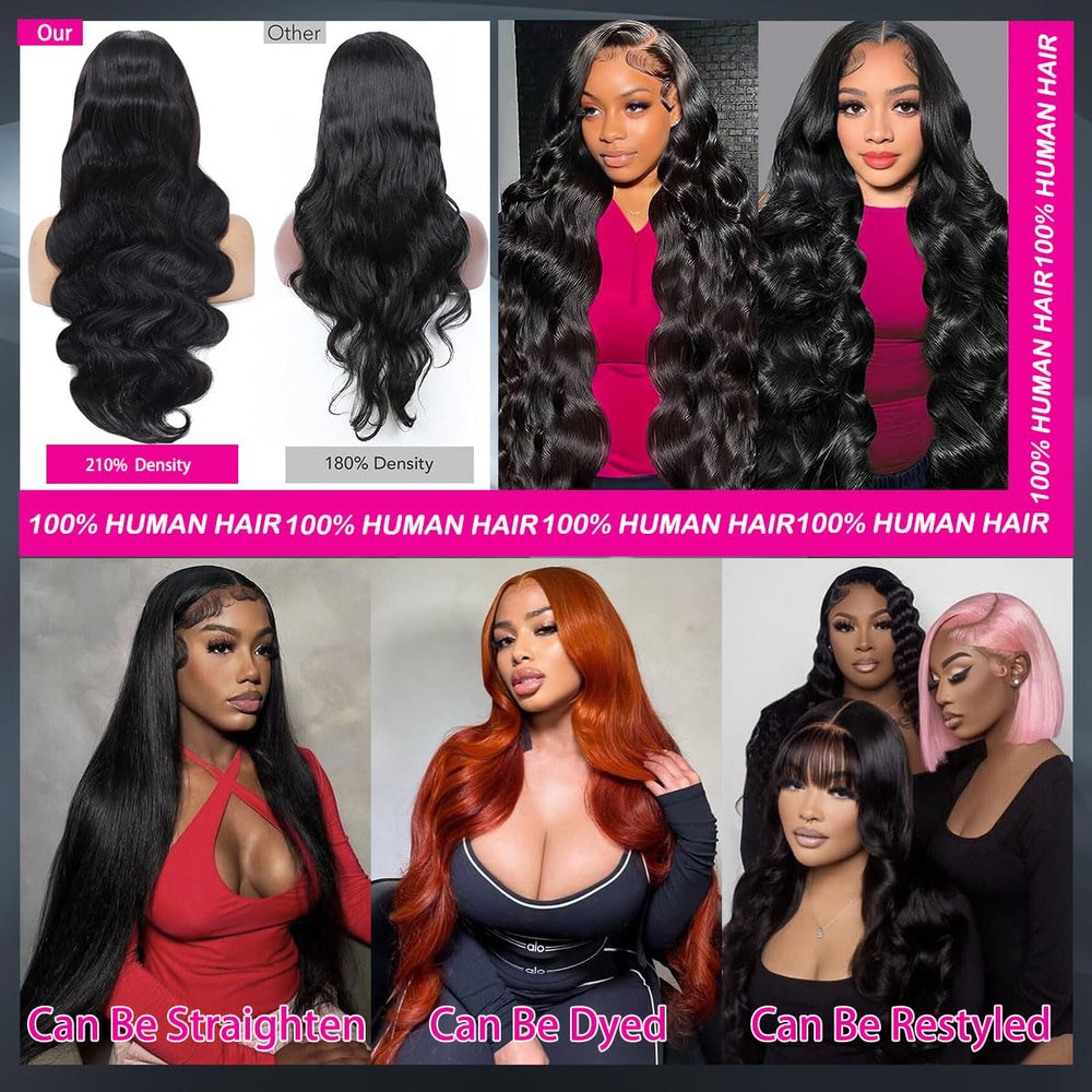 KXBKXB 220-density body wave hair for a full, voluminous look.