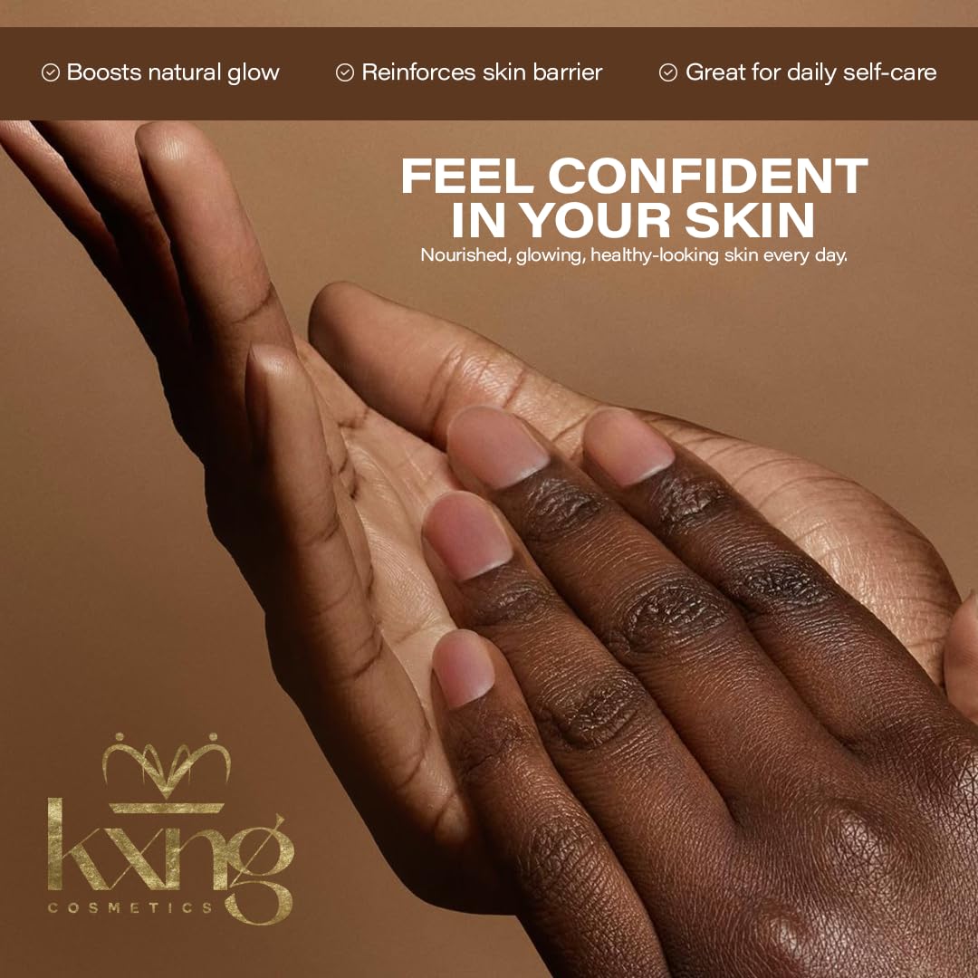 KXNG Cosmetics Organic Shea Body Butter fragrance note showcasing warm vanilla pepper aroma.
