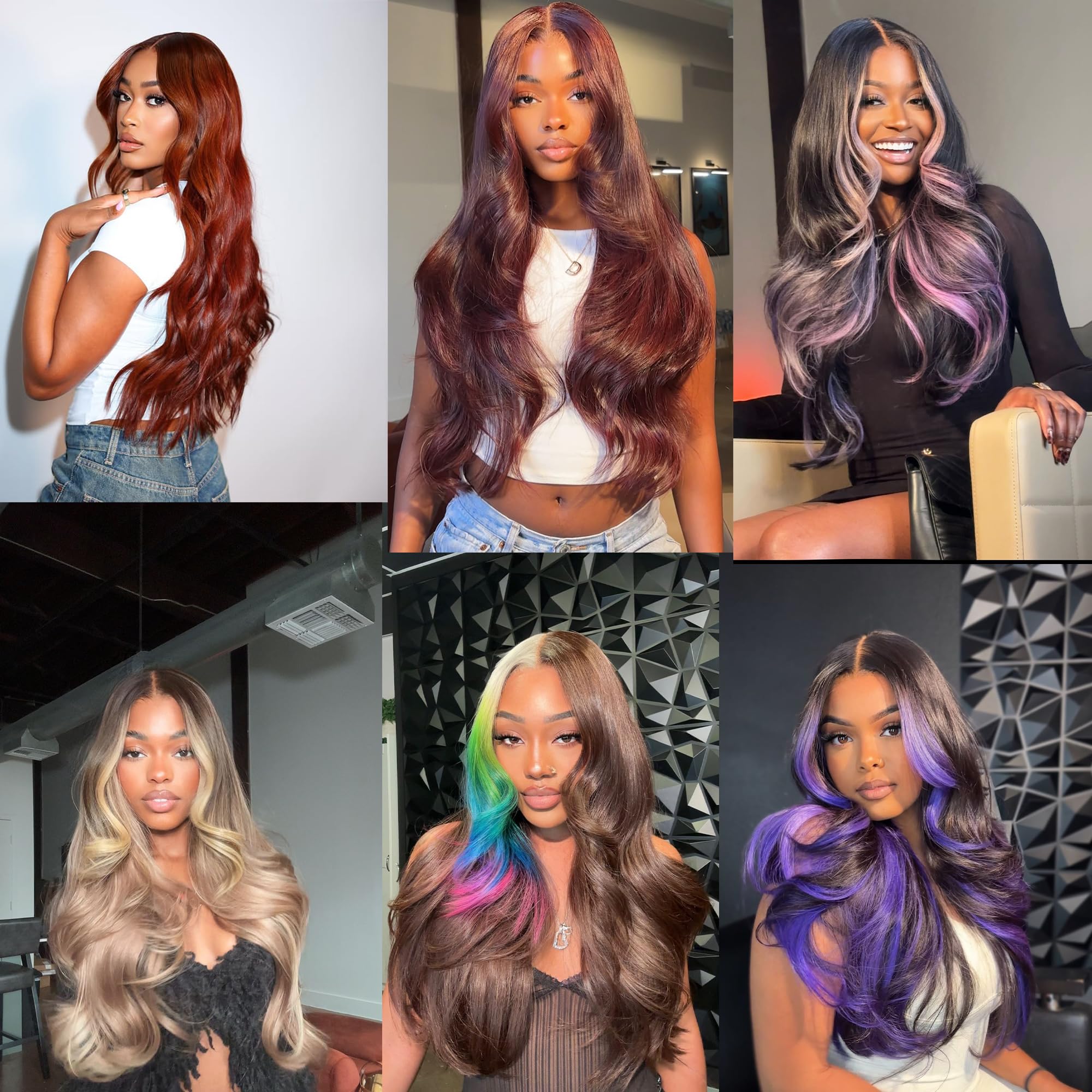 KXRO natural-black hair 16–22 inch lineup demonstrates straightening and curling flexibility