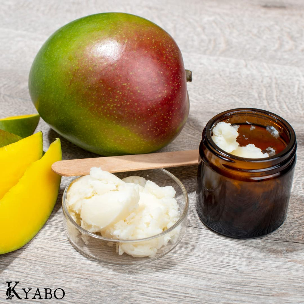 Kyabo Mango Butter used in sun tanning soaps for smooth skin.