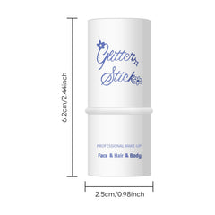 KYDA Body Glitter Stick on collarbone adds luminous shine for evening looks