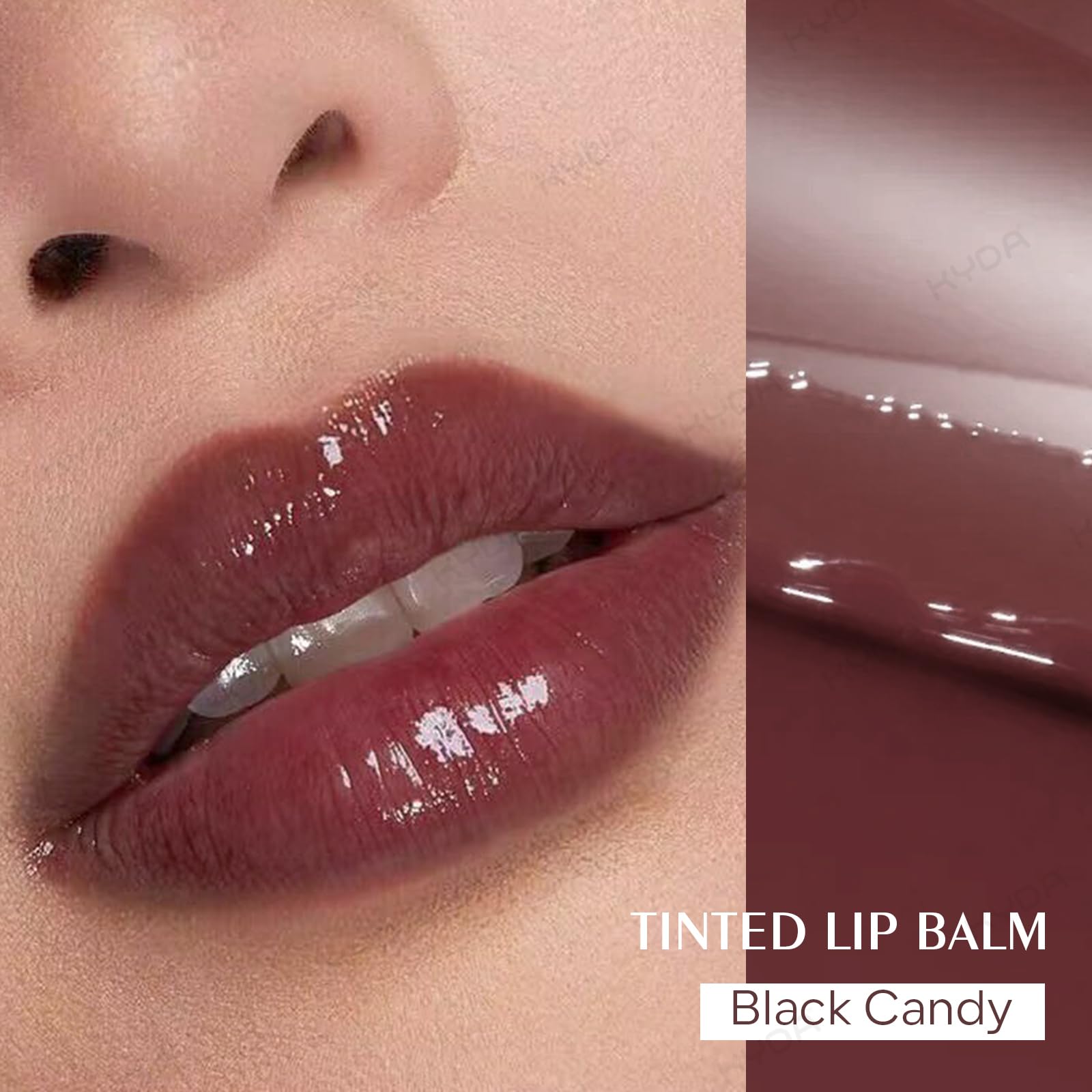 KYDA Labial Tintado Miel Tono Natural: realza tono natural con brillo ligero.