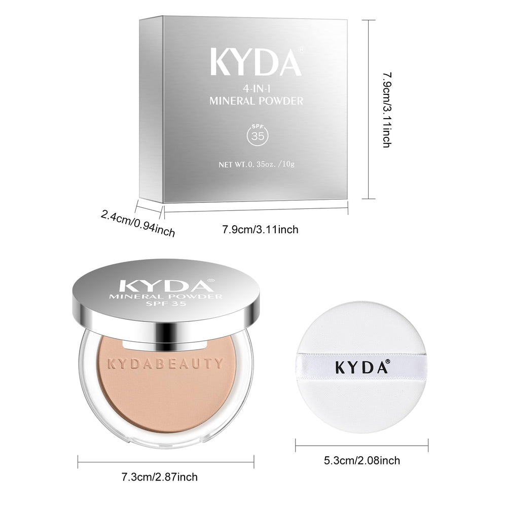 KYDA mineral powder skin-friendly formula suitable for sensitive skin types