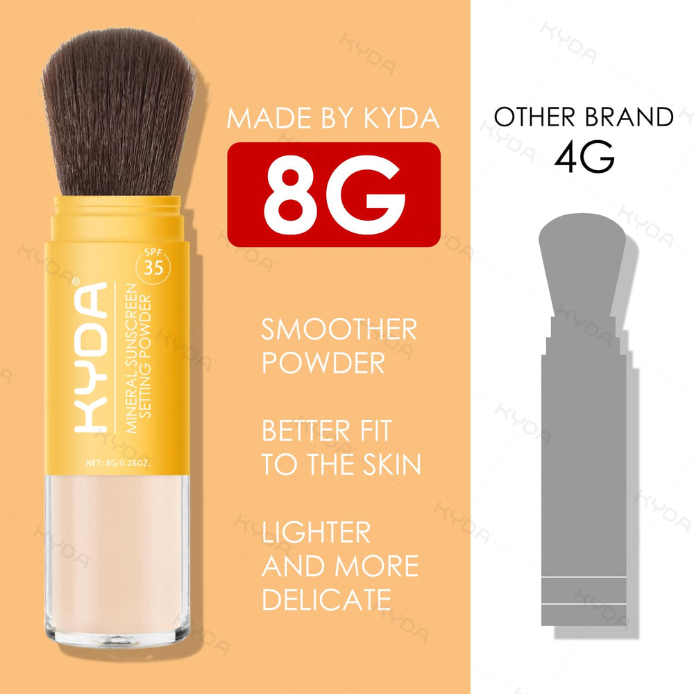 KYDA SPF 35 formula provides broad-spectrum protection for daily use.