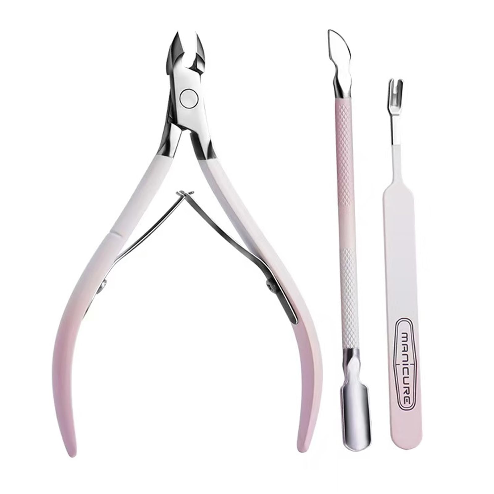 Kylara Cuticle Trimmer-3in-1 close-up with razor blades for precise hangnail removal