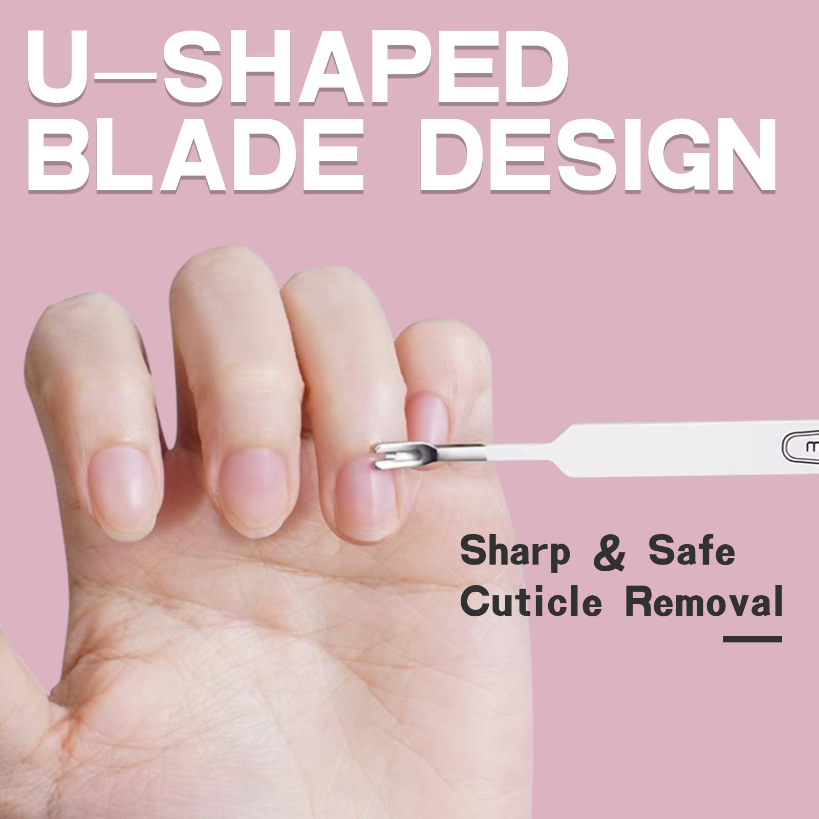 Kylara Cuticle Trimmer-In-Use smooth cuts and clean results