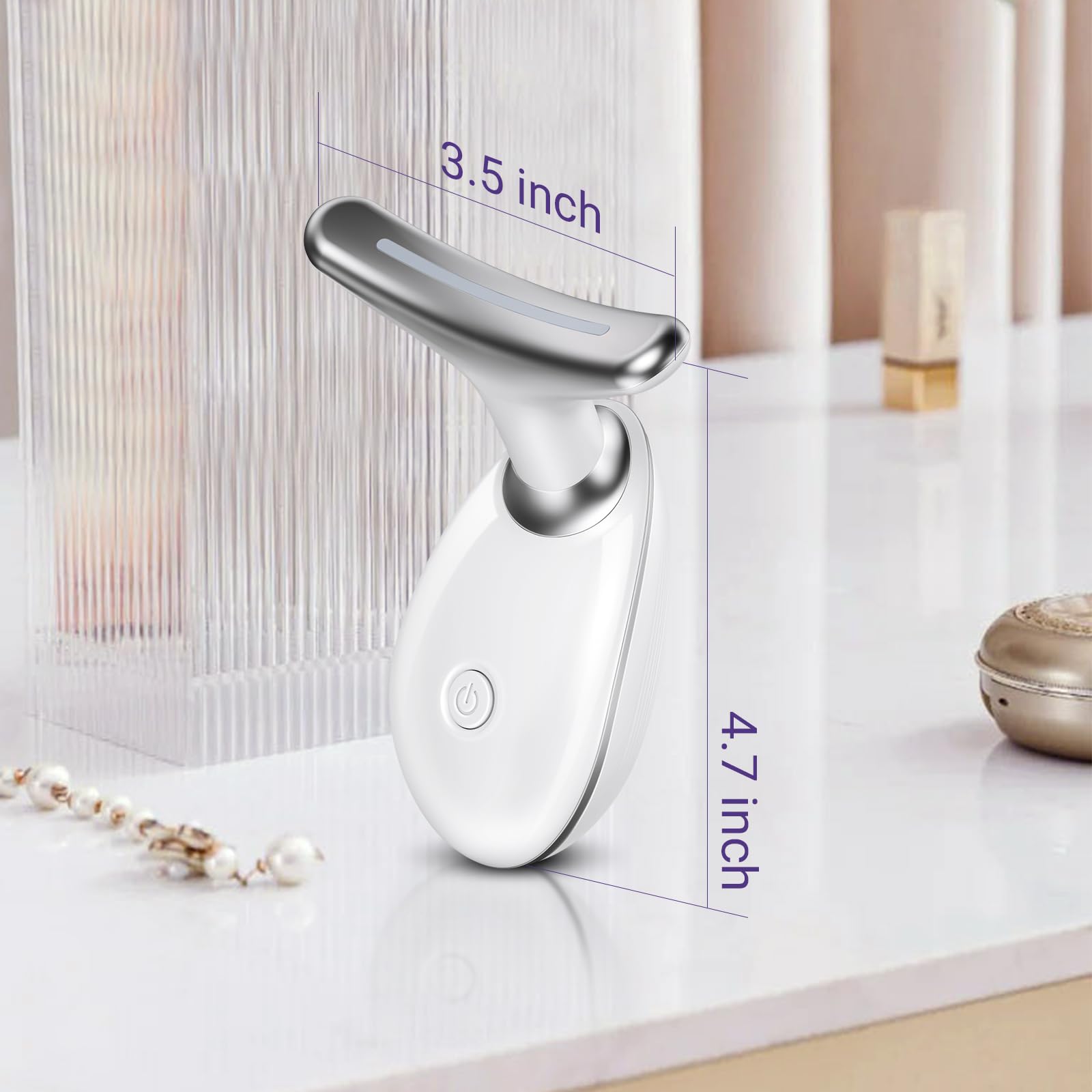 KYOTTANI daily home-use setup on a bathroom counter.