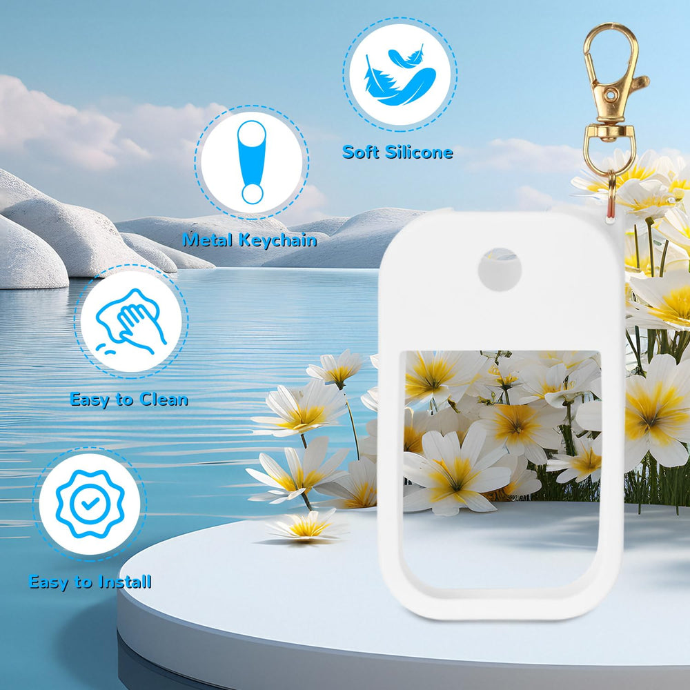 KYRGEU open-top design enables easy spray without removing the case.