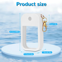 KYRGEU Power Mist case with keychain keeps sanitizer within reach on the go.