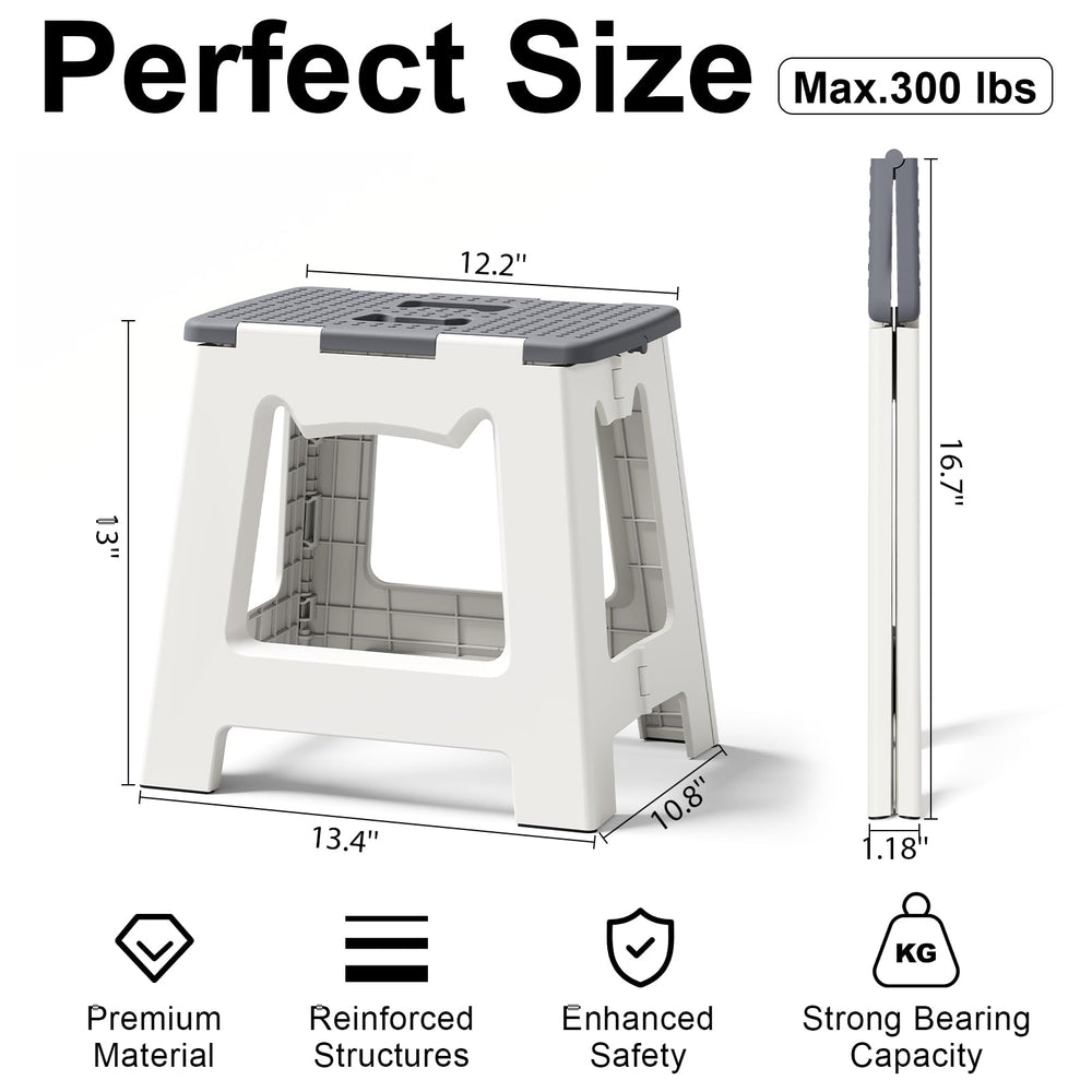 Kzeirm foldable shower stool foot-rest use ideal for shaving legs comfortably.