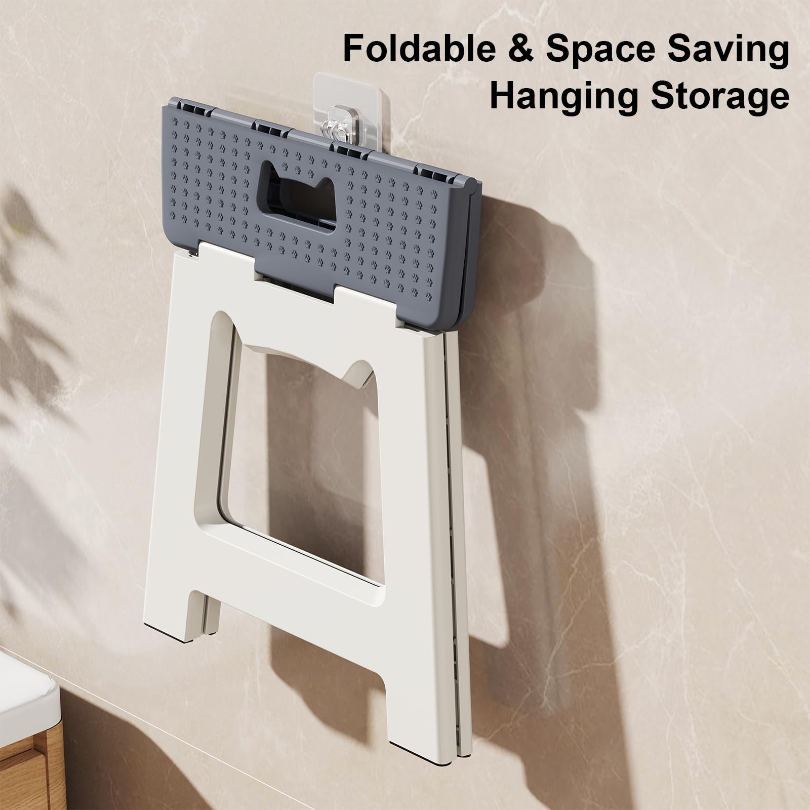 Kzeirm waterproof durable plastic construction resists moisture in humid bathrooms.