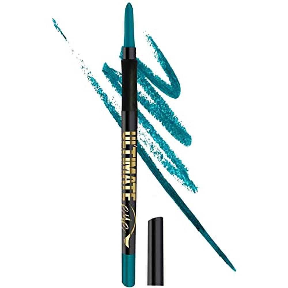 Delineador gel L.A. Girl turquesa intenso para definición duradera.