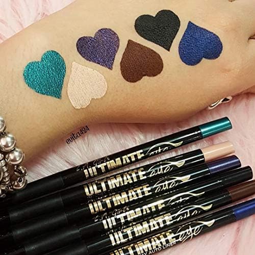 Delineado fino con L.A. Girl turquesa intenso para looks elegantes.