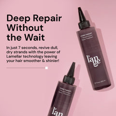 L'ANGE HAIR Hydro Therapy pump demonstrates quick detangling benefits.