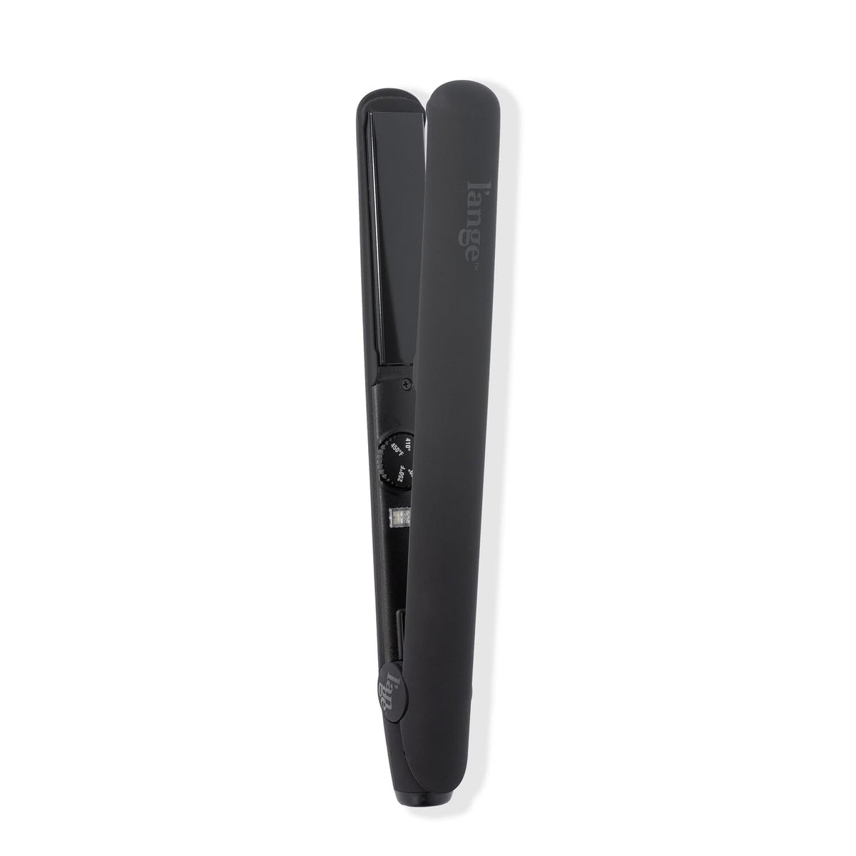 L'ANGE HAIR Le Ceramique 1-Pass Flat Iron closeup for smooth, frizz-free styling.