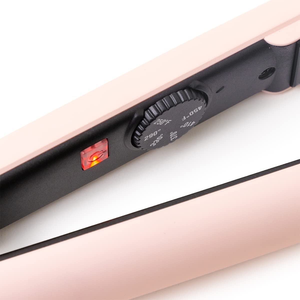l'ange hair le ceramique desk setup image implies easy at-home professional styling.