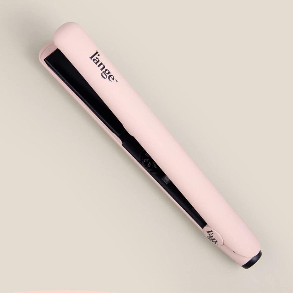 l'ange hair le ceramique morning routine use shot demonstrates quick, efficient styling.