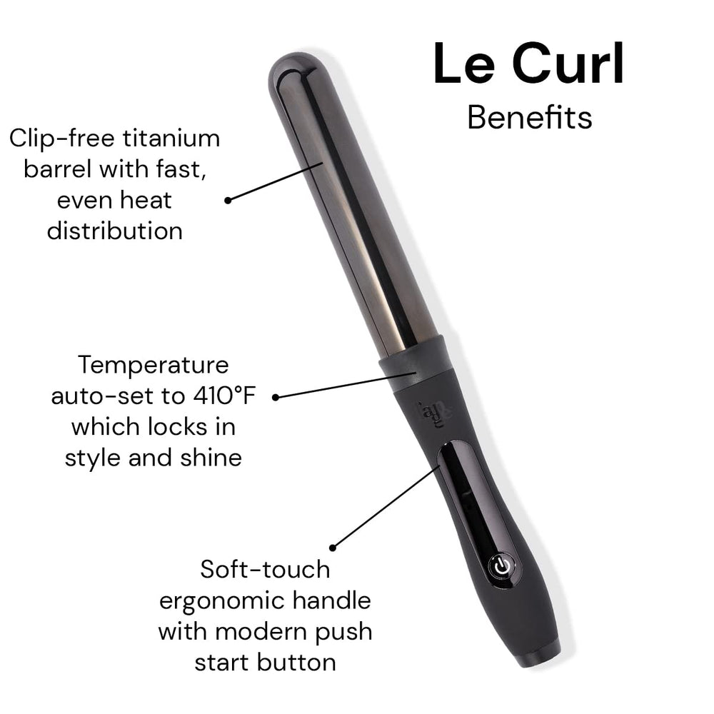 L'ANGE Hair Le Curl 32mm beach-look at-home creates relaxed, beachy waves with ease.