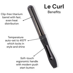 L'ANGE Hair Le Curl 32mm beach-look at-home creates relaxed, beachy waves with ease.