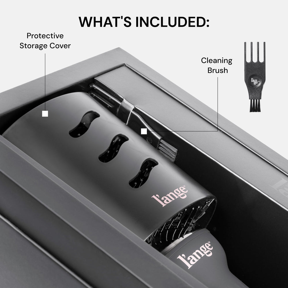 L'ANGE HAIR Le Volume cleaning brush helps maintenance and performance.
