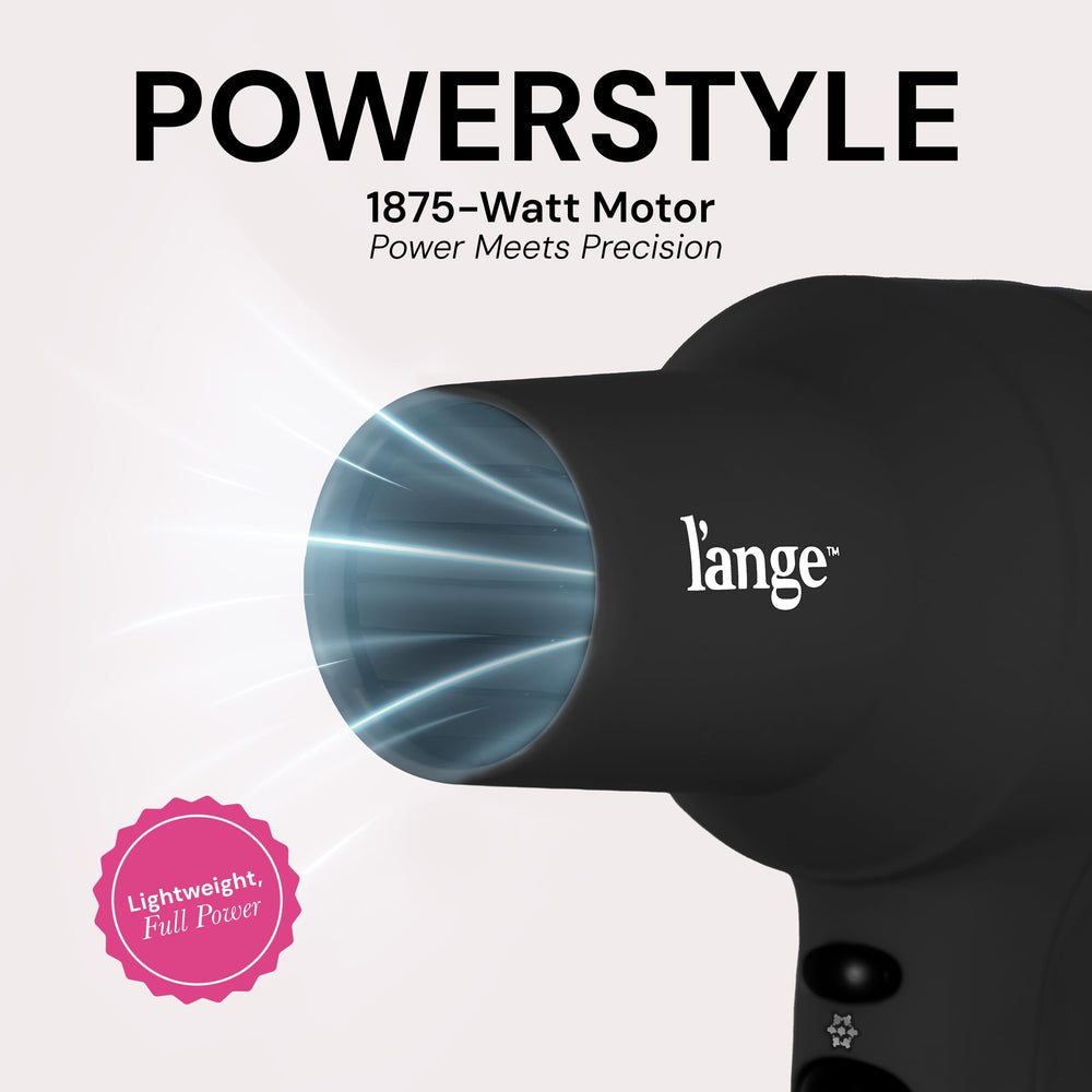 PowerStyle Ionic Turbo Dryer cool shot button to lock in a look after drying.
