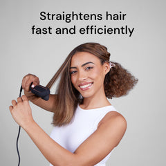 L'ANGE HAIR Smooth-It 2-in-1 heat dial closeup with precise temperature control