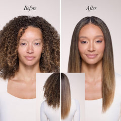 L'ANGE HAIR Smooth-It 2-in-1 ionic technology closeup reduces static