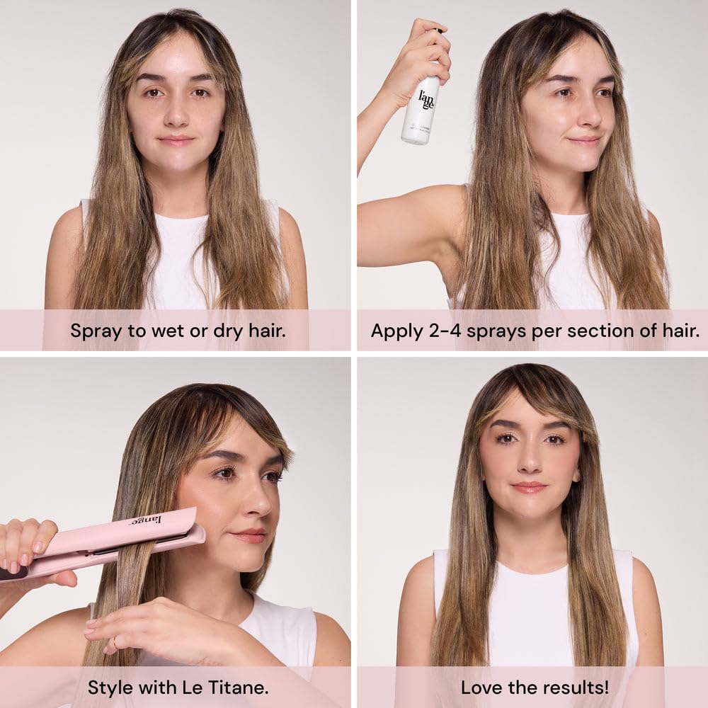 L'ANGE HAIR Thermal Agent helps control frizz in humid weather