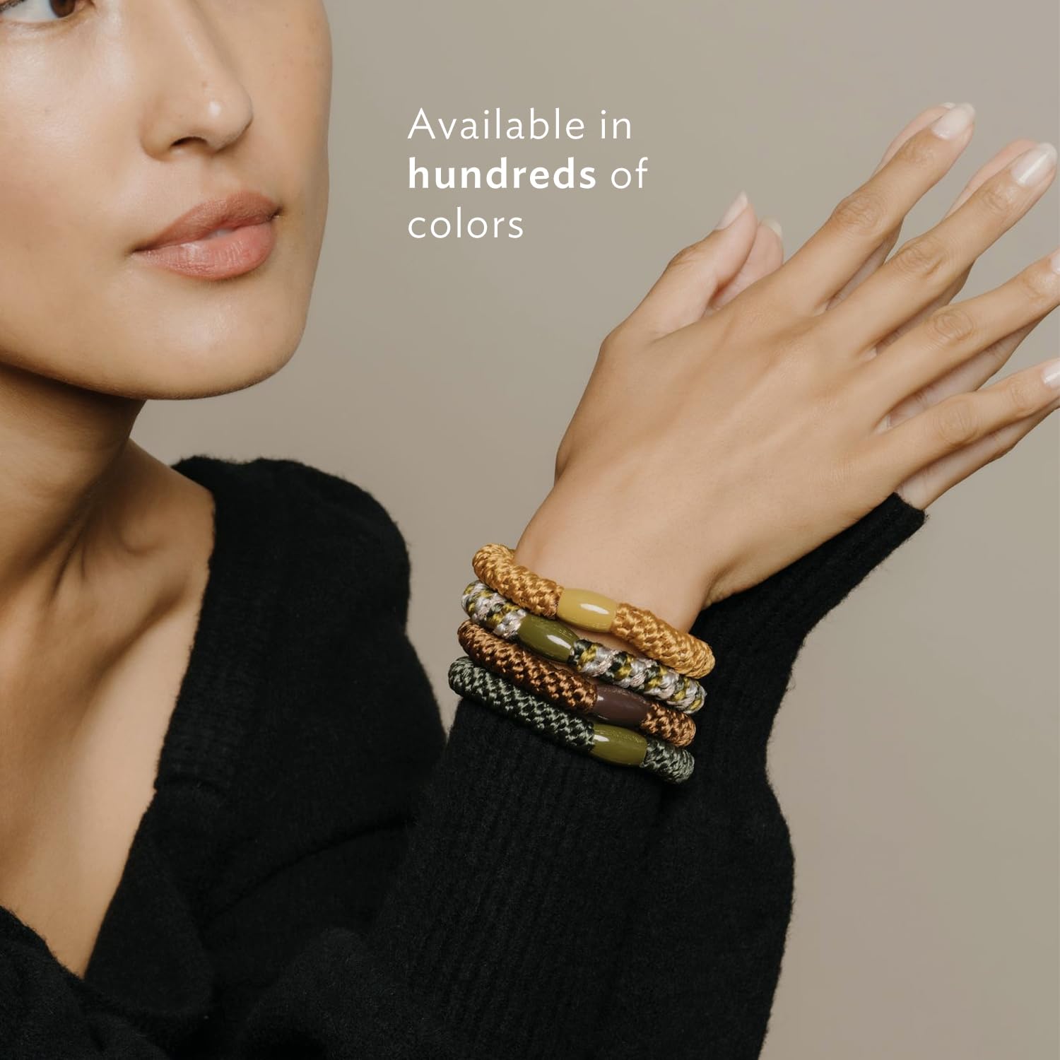 L. Erickson durable hair ties suitable for all hair types