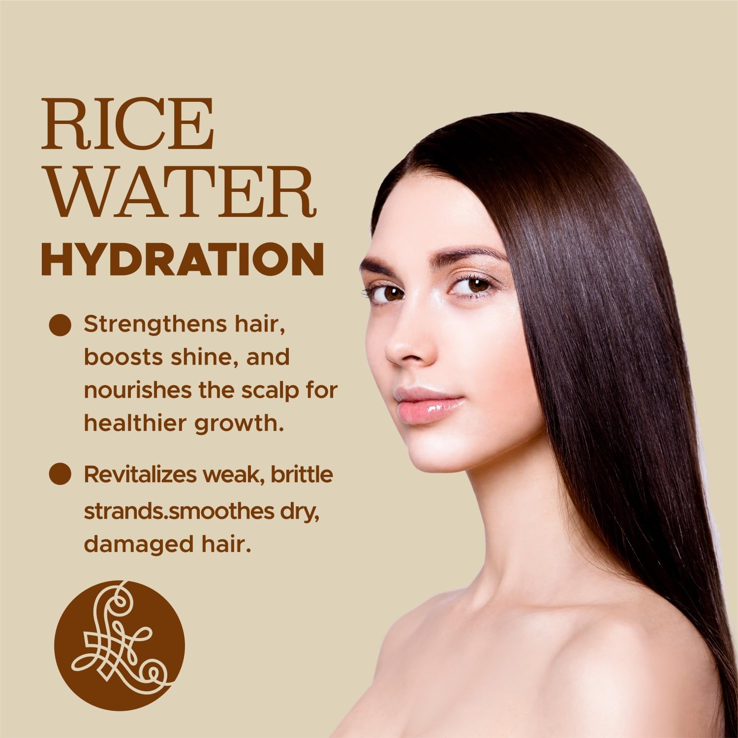 L LUSETA Rice Water Shampoo shine shot hints healthier-looking strands