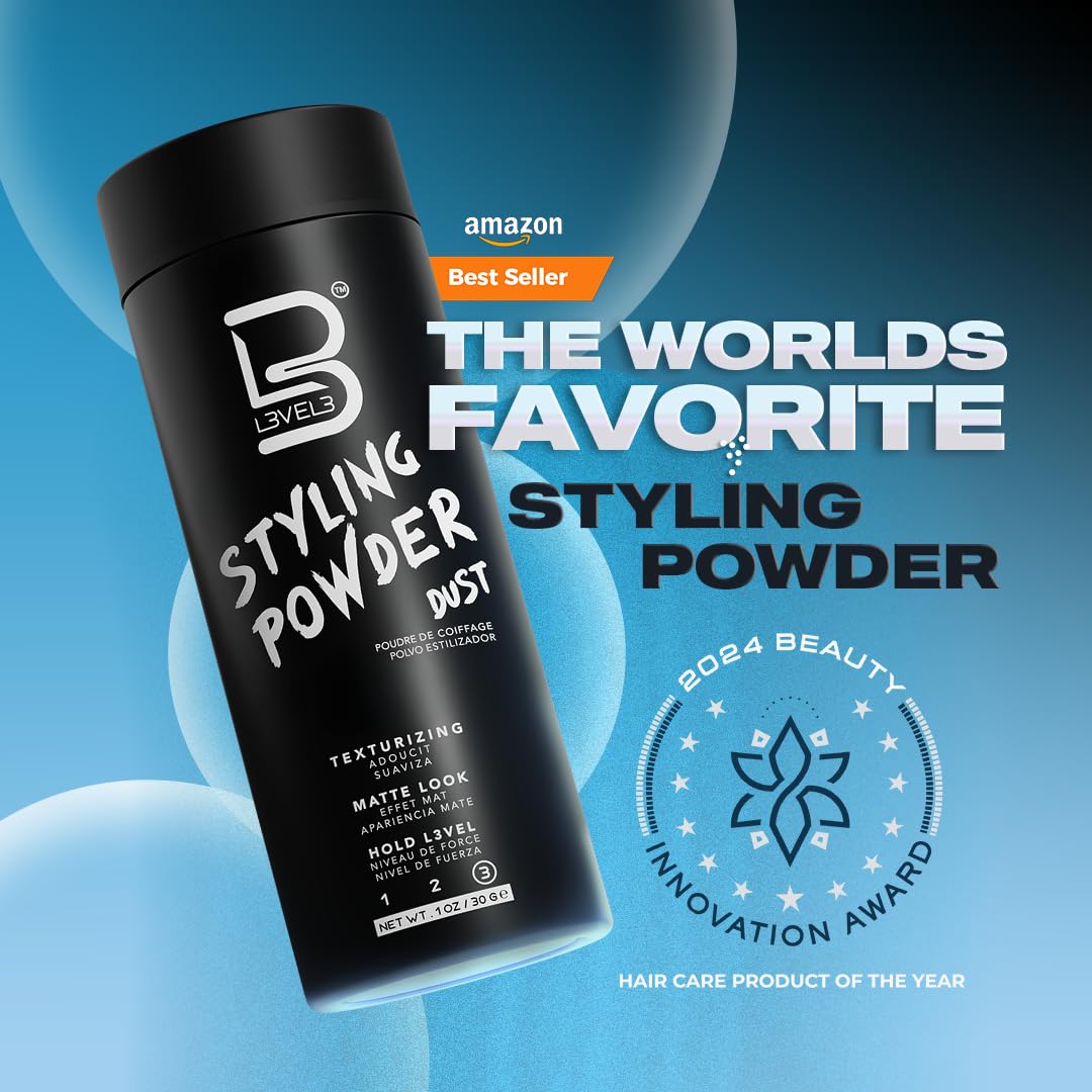 L3 barber using product in salon showing professional styling benefit
