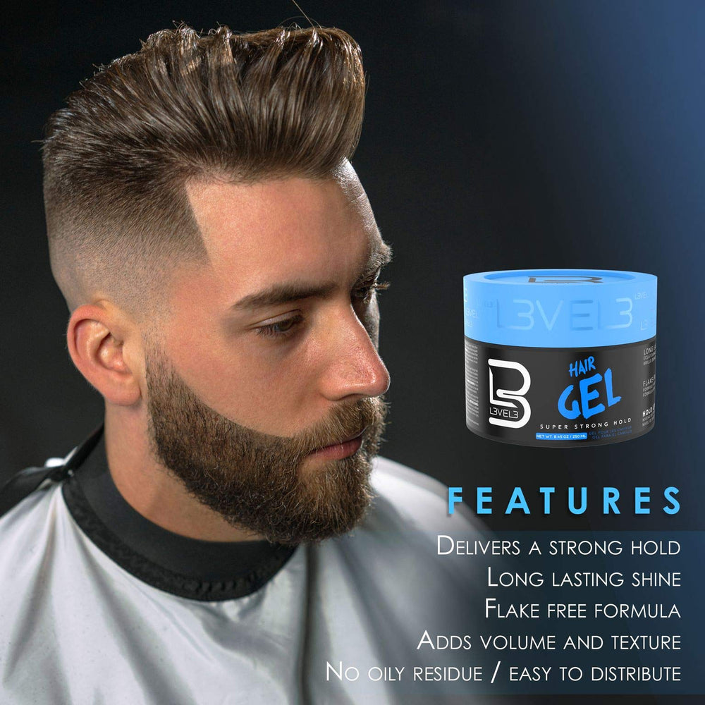 L3 Hair Gel Level 3 easy-to-apply formula for quick, even distribution.