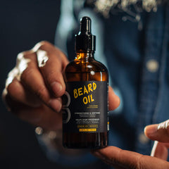 L3 Level 3 Beard Oil ingredients highlight argan, almond, and coconut oils