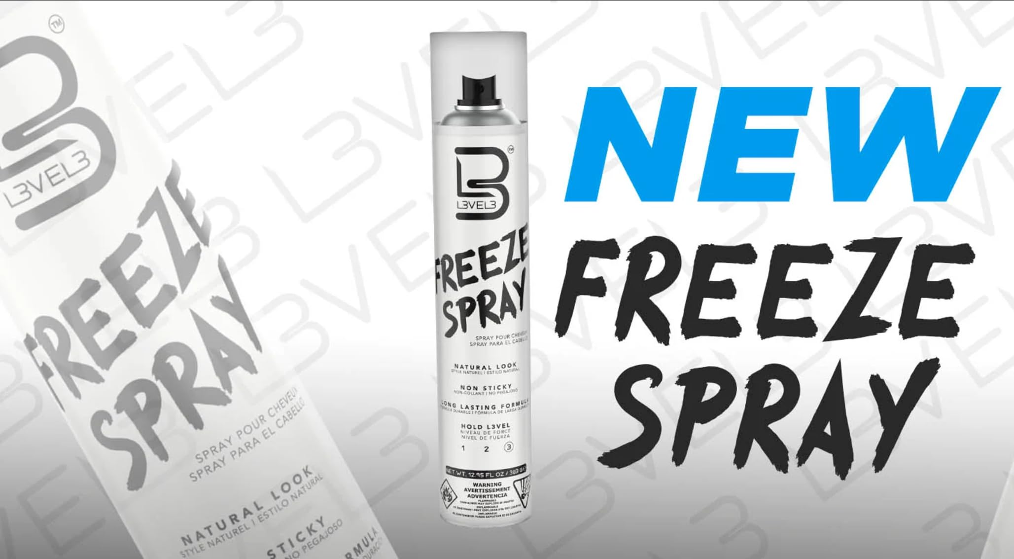 L3 Level 3 Hair Spray UV protection icon communicates sun defense for hair