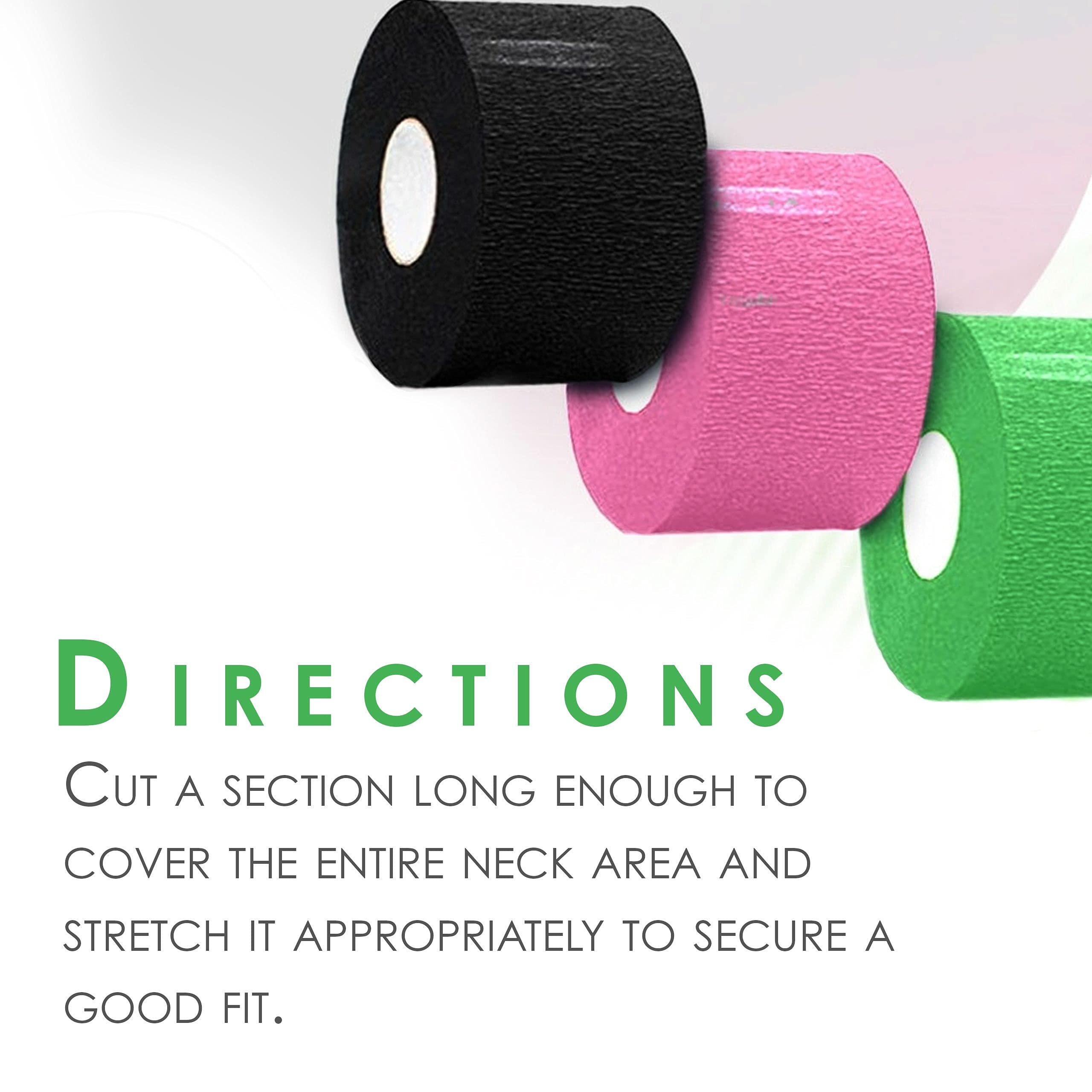 L3 Level 3 Neck Paper self-adhesive strips secure protection from dye.