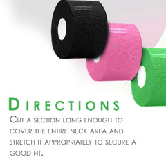 L3 Level 3 Neck Paper self-adhesive strips secure protection from dye.