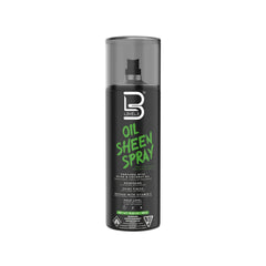 L3 Level 3 Oil Sheen Spray bottle delivering instant shine after styling.