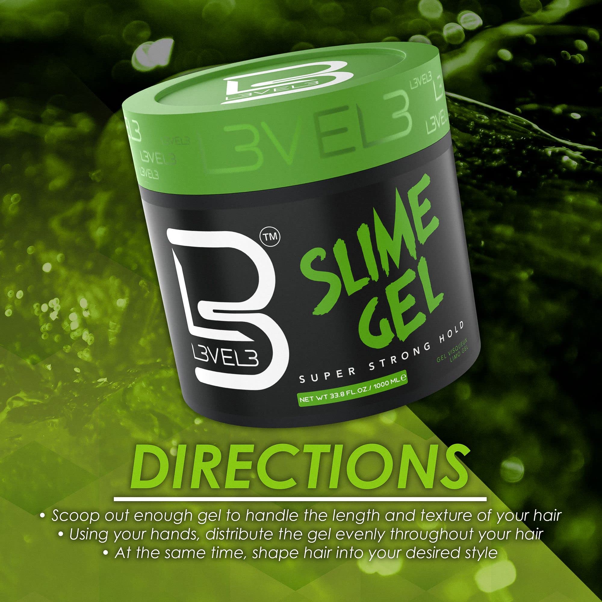 L3 Level 3 Slime Gel shiny-finish styling for sleek, natural look