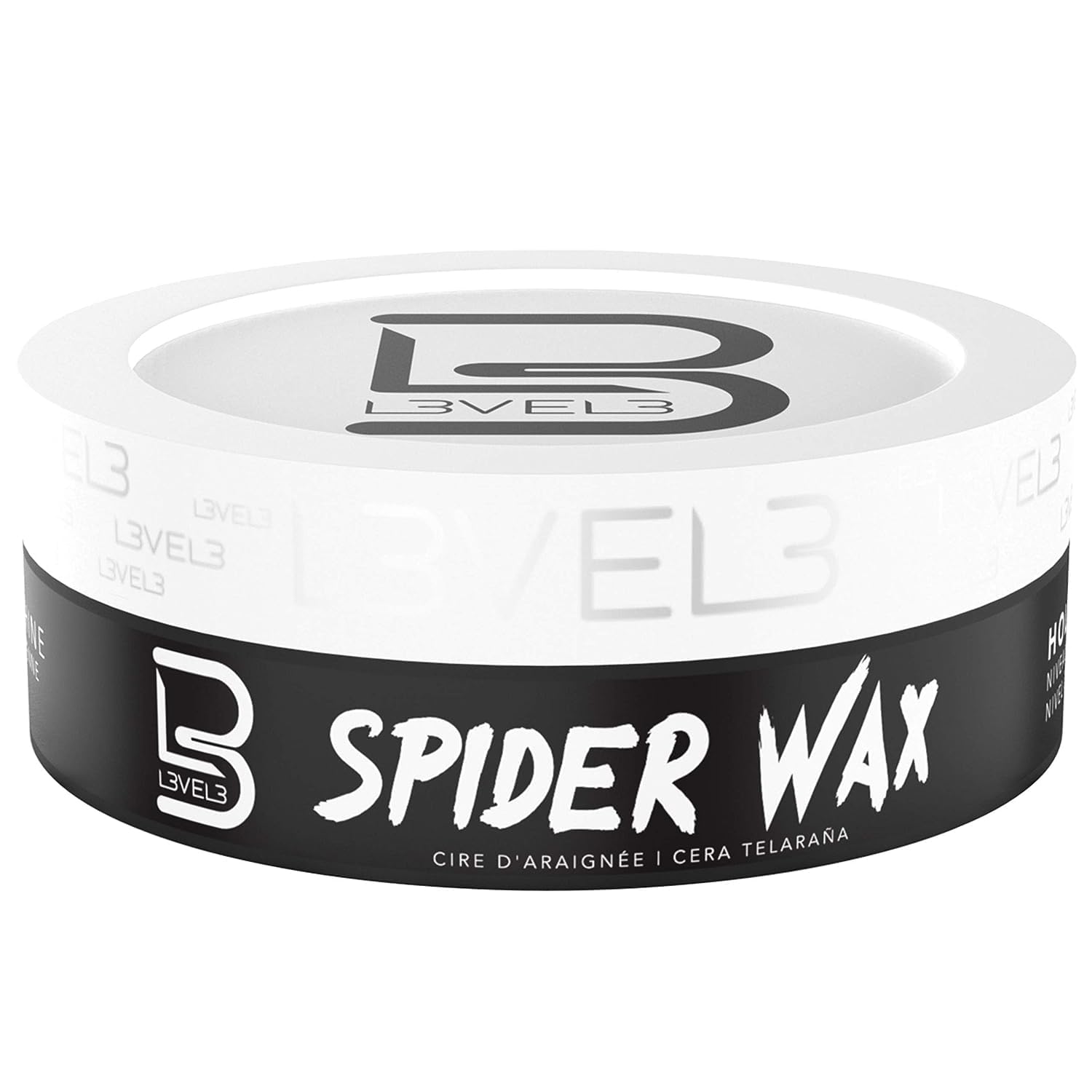 L3 Level 3 Spider Wax hand application demonstrates flexible hold for creative hairstyles