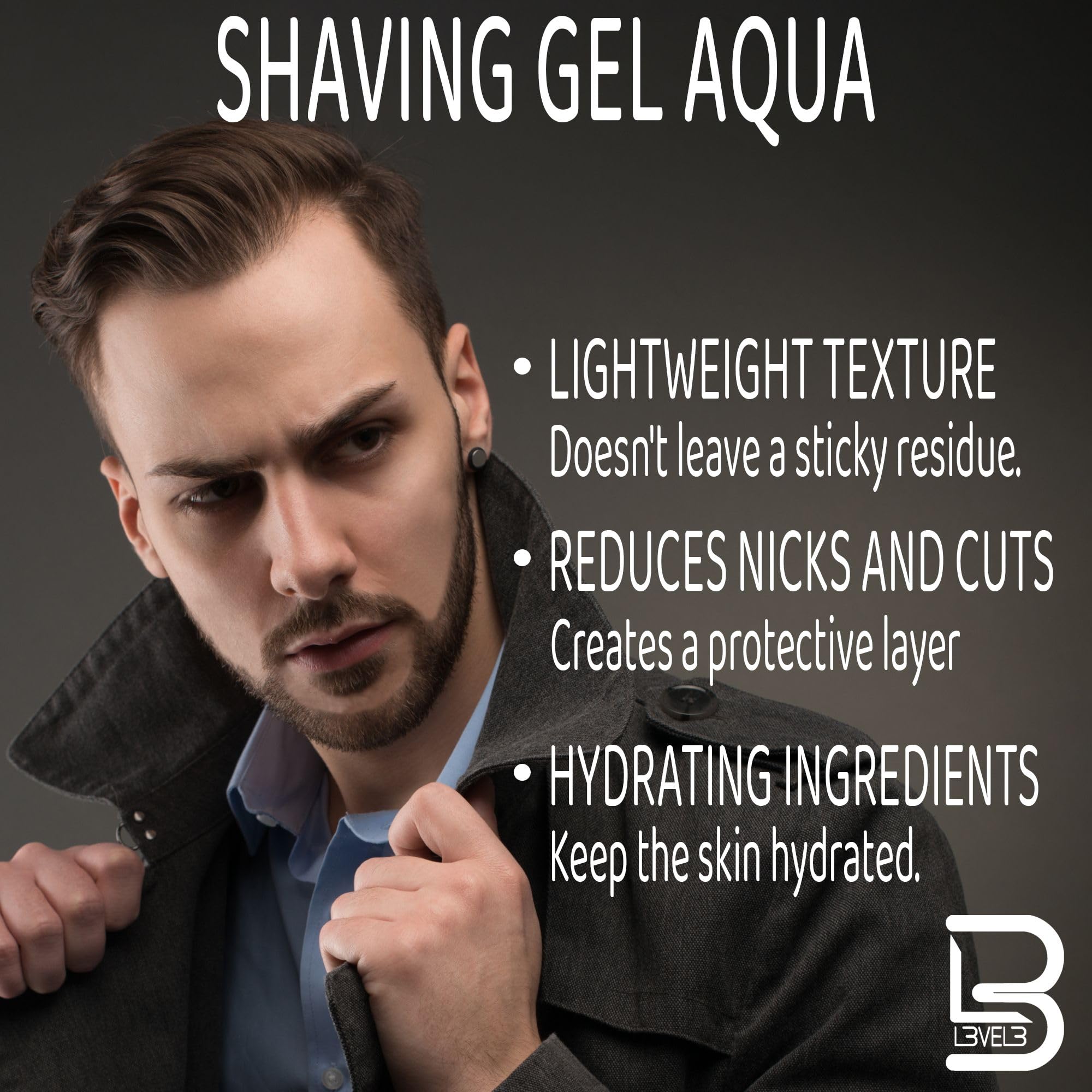 L3 Level 3 easy to apply gel glides smoothly over skin.