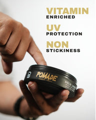 L3 Level 3 Pomade hair style pompadour highlights bold, lasting volume without heaviness.