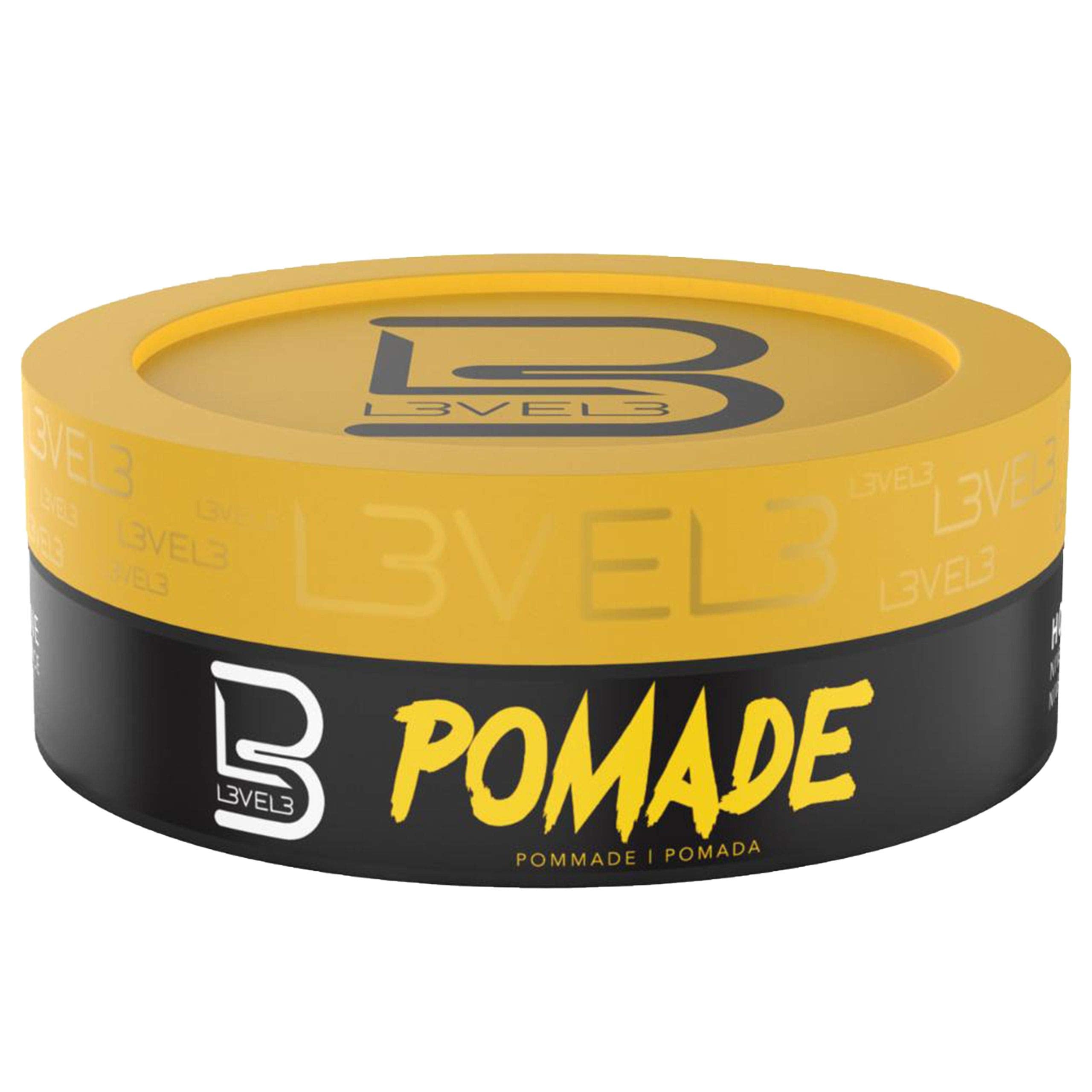 L3 Level 3 Pomade scent aura suggests uplifting fragrance during grooming.