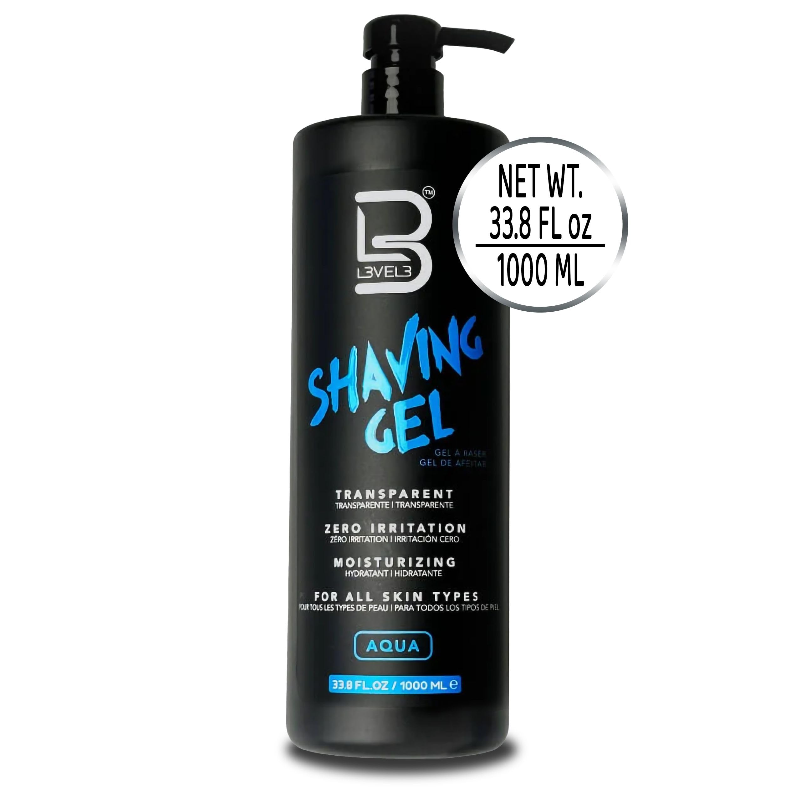 L3 Level 3 refreshing scent enhances morning shaving routine.