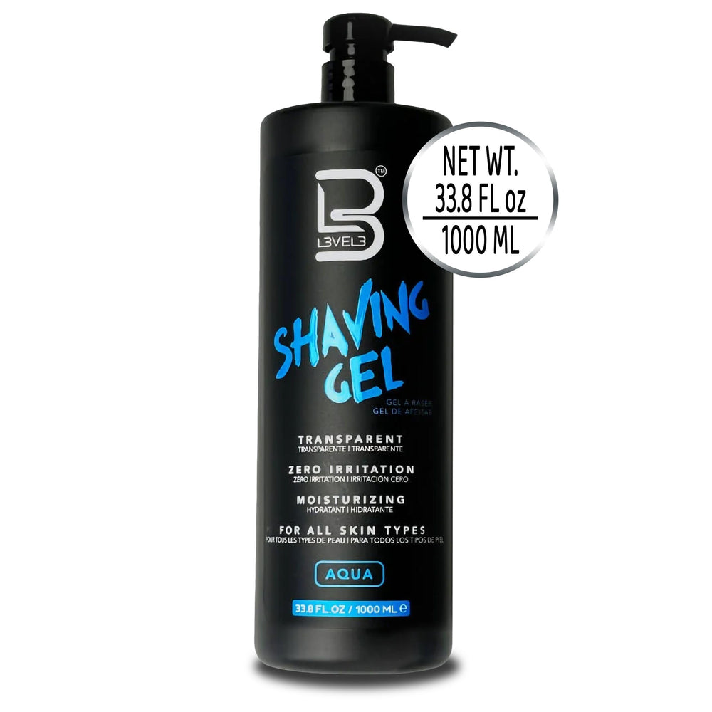 L3 Level 3 refreshing scent enhances morning shaving routine.