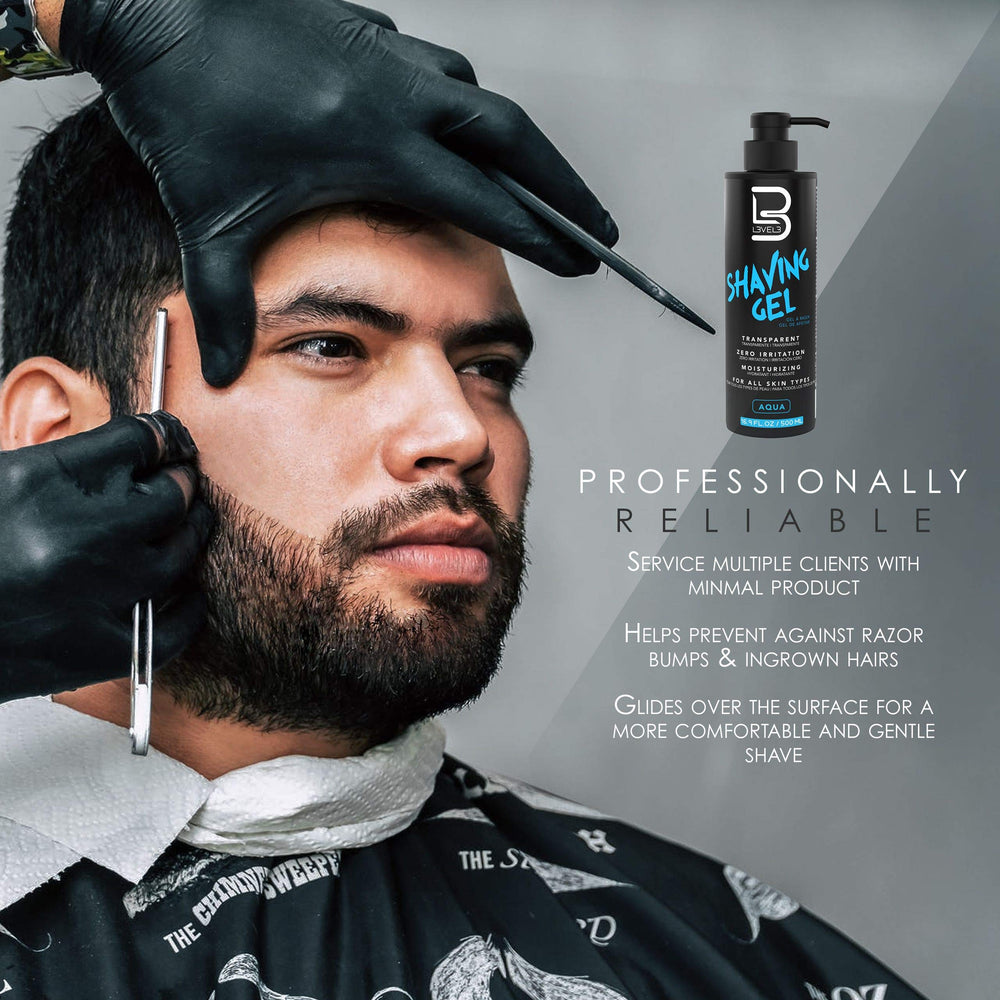 L3 Shaving Gel easy-to-apply formula for targeted areas